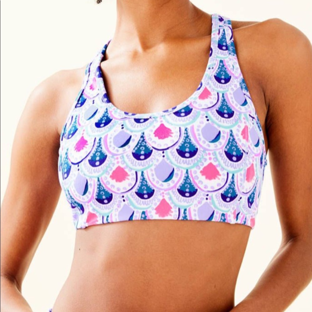NWOT Lilly Pulitzer sports bra flock together
